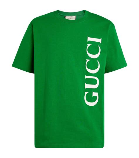 gucci green t shirt|gucci green and brown shirt.